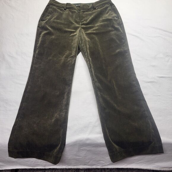 Coldwater Creek Pants - Coldwater Creek Cypress Trouser Fit Bootcut Leg Olive Green P12
